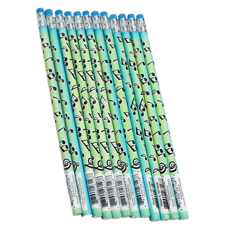 fX Musical Notes Pencils (4 dozen per unit) 7 1/2" - Image 3